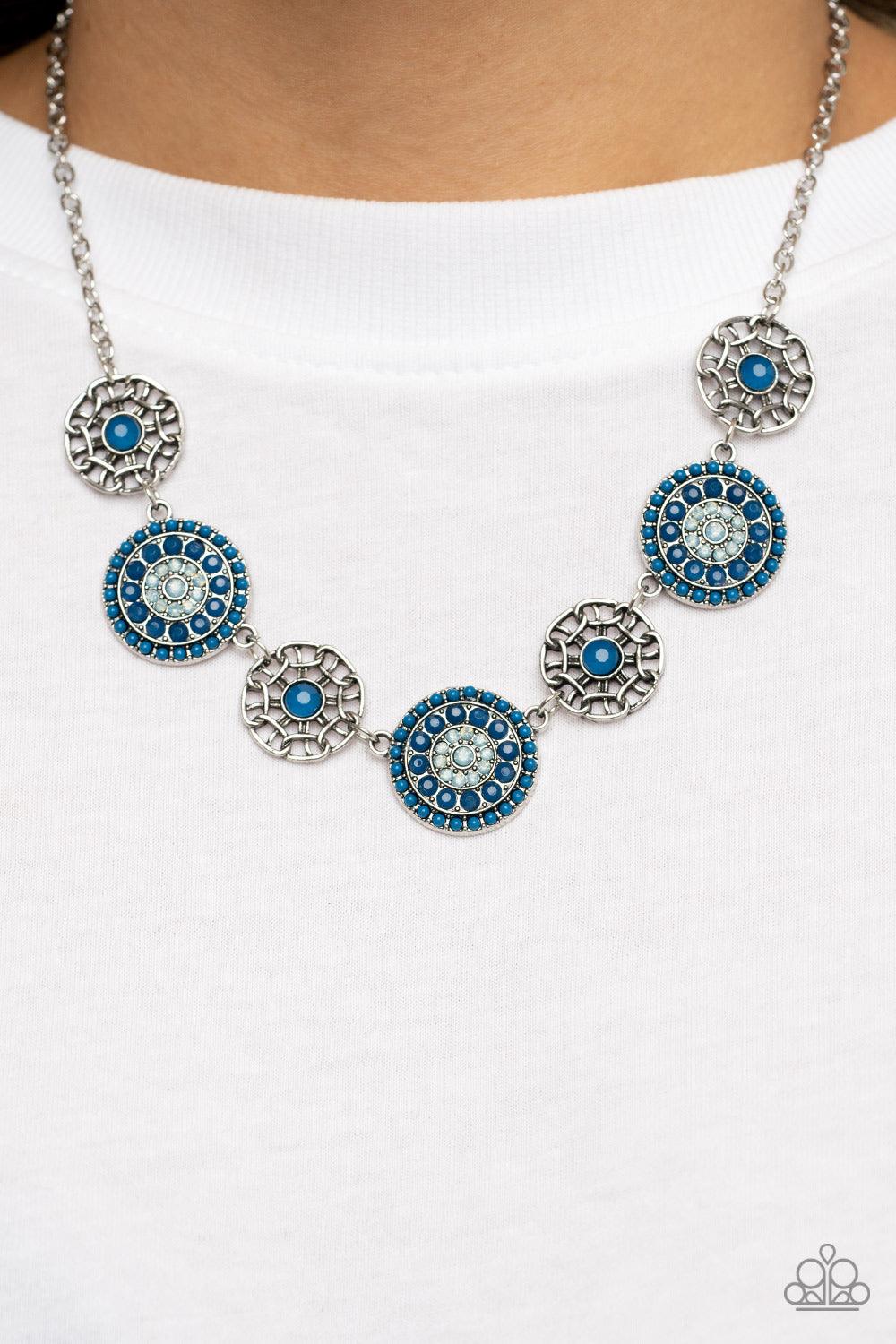 Comet Candy Blue Necklace - Jewelry by Bretta