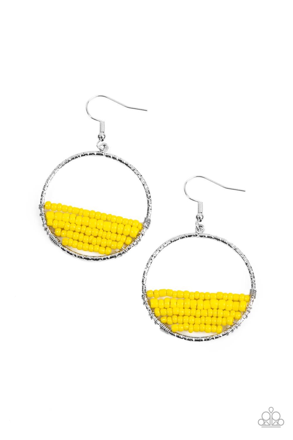 Head-Over-Horizons Yellow Earrings - Jewelry by Bretta