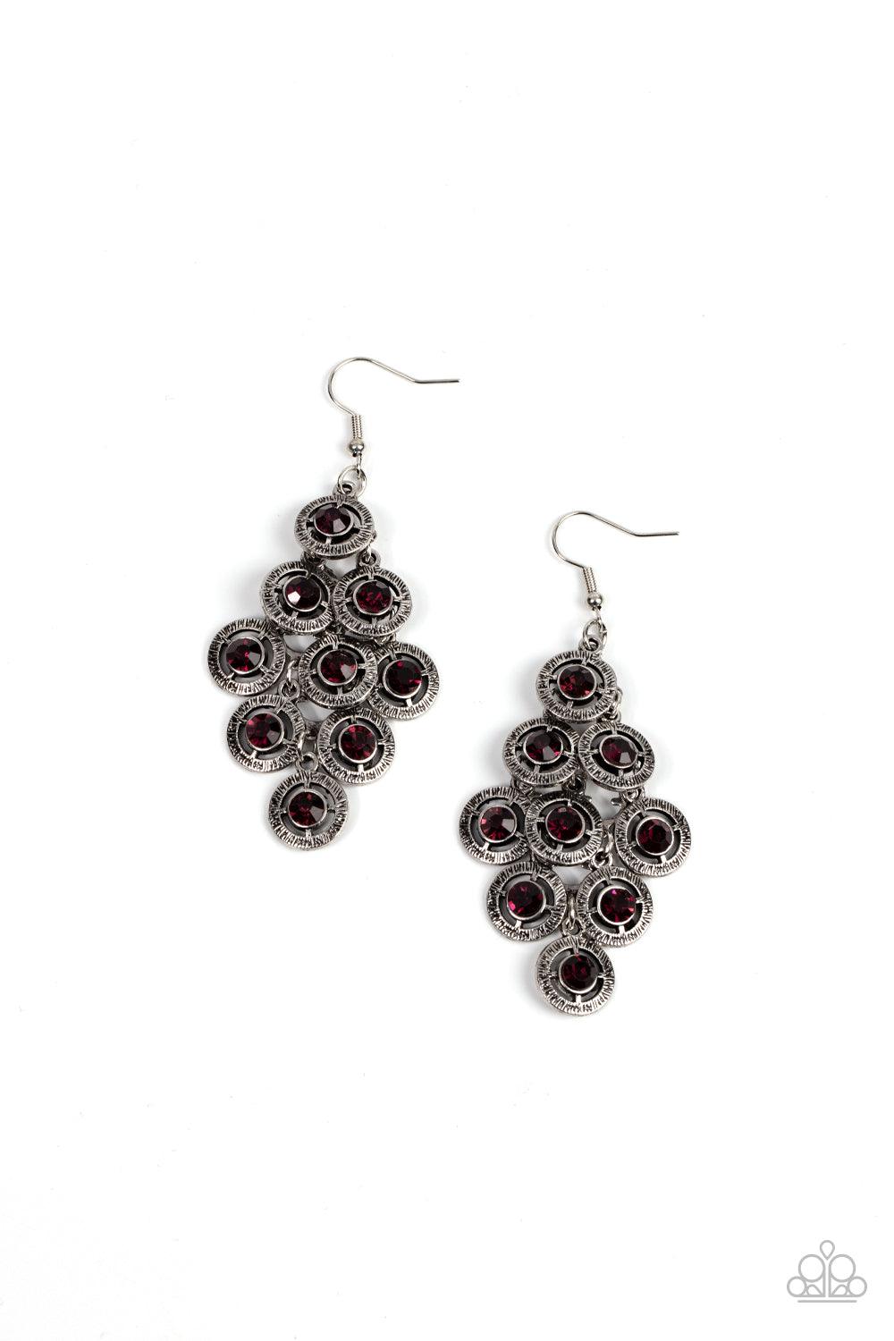 Constellation Cruise Purple Earrings - Jewelry by Bretta
