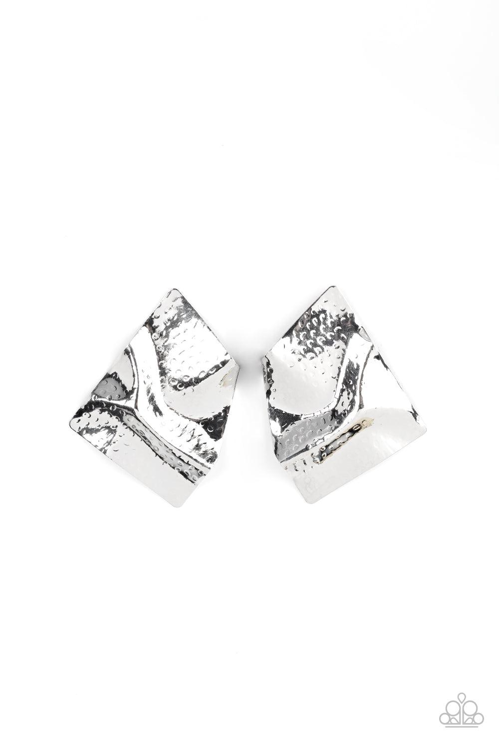 Modern Maverick Silver Earrings - Jewelry by Bretta