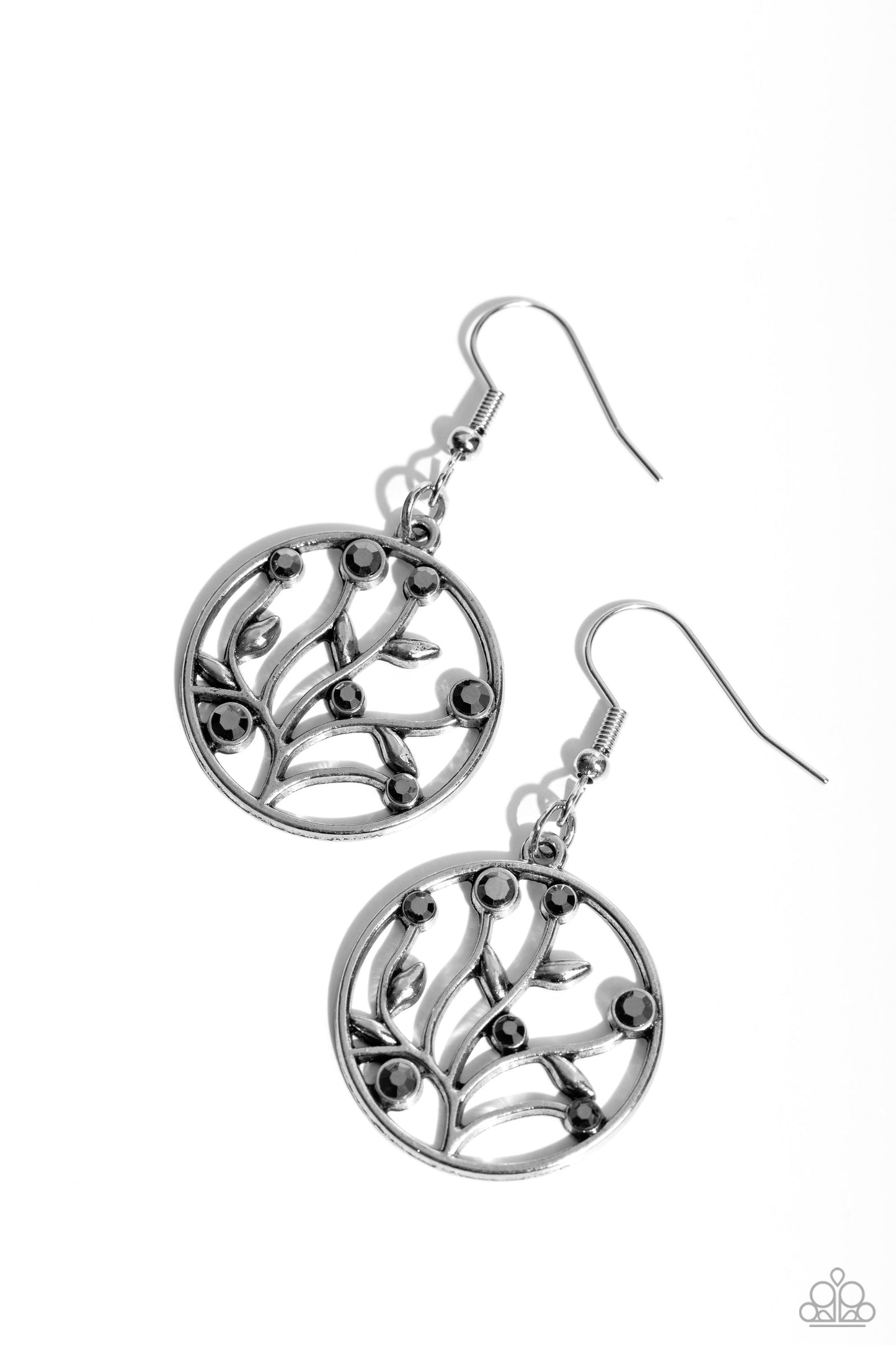Bedazzlingly Branching Silver Earrings - Jewelry by Bretta