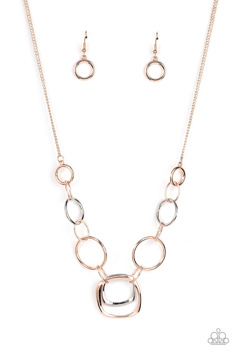 Linked Up Luminosity Multi Necklace - Jewelry by Bretta