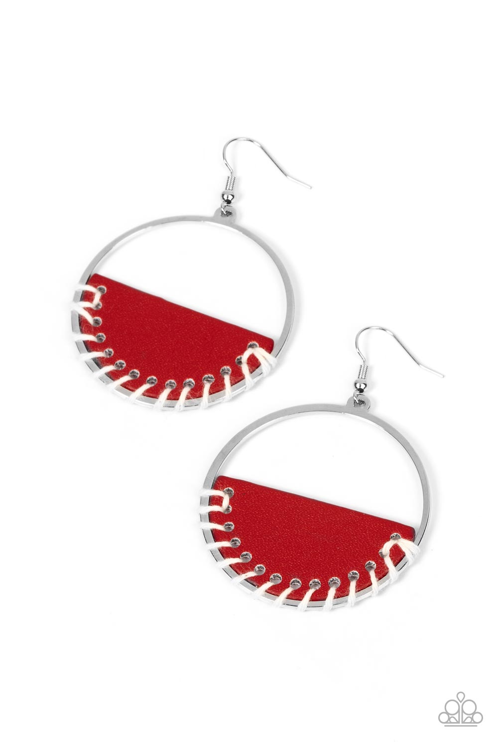 Lavishly Laid Back Red Earrings - Jewelry by Bretta