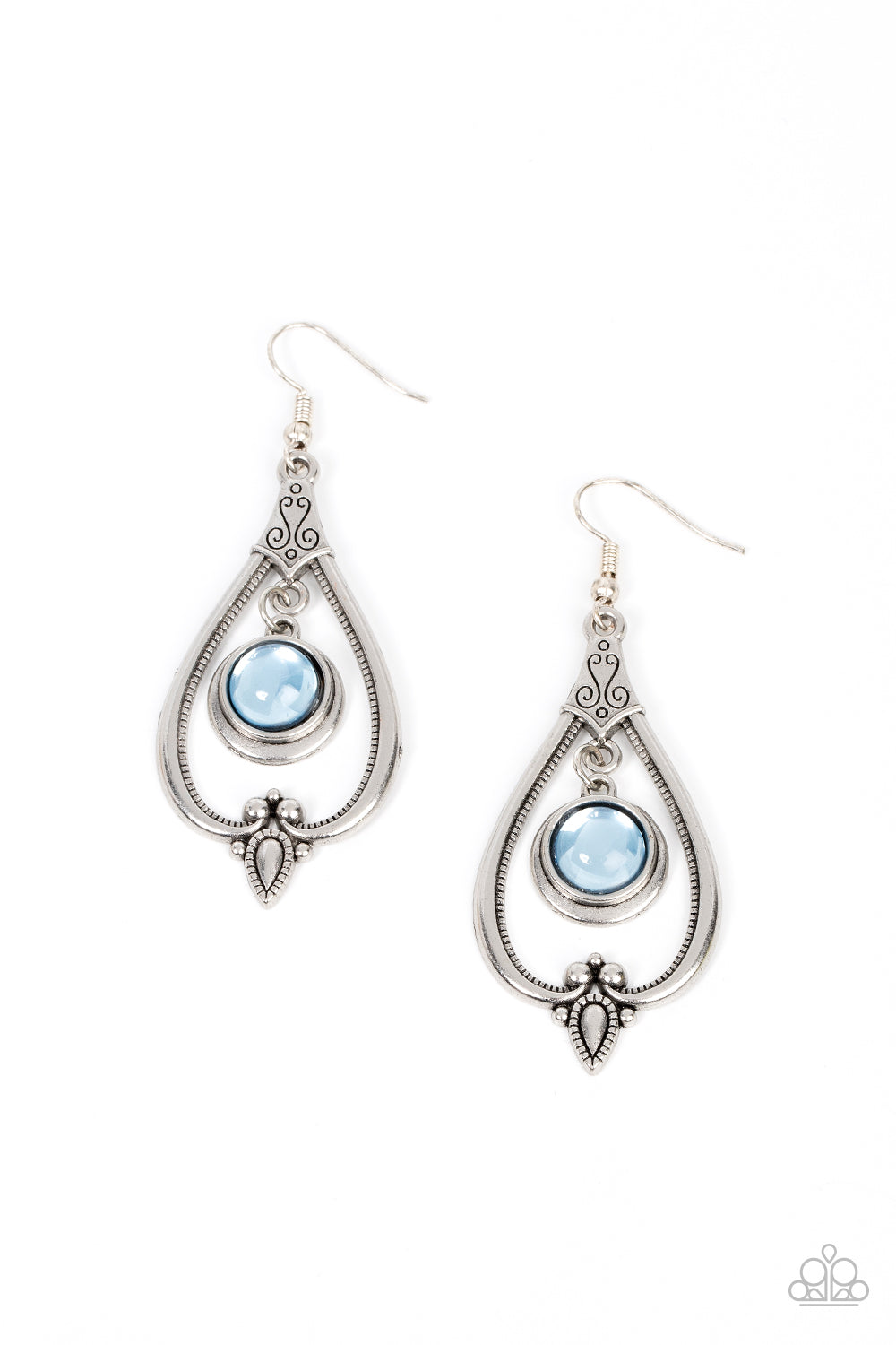 Ethereal Emblem Blue Earrings - Jewelry by Bretta