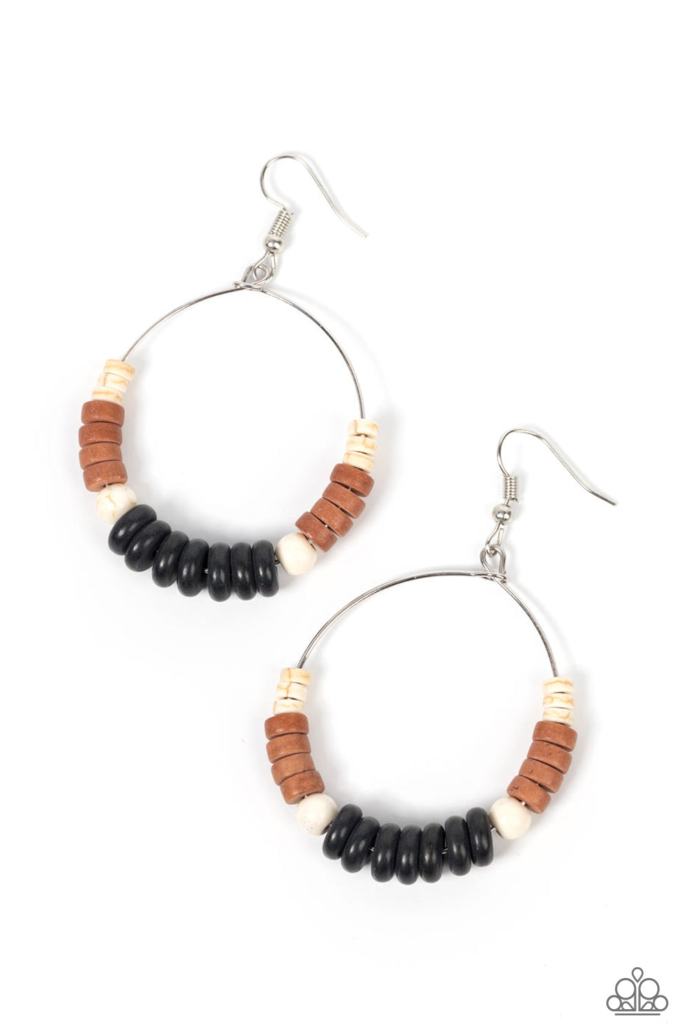 Earthy Esteem Black Earrings - Jewelry by Bretta