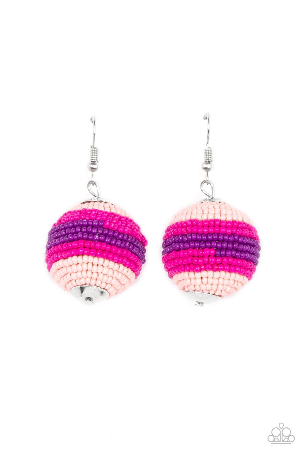 Zest Fest Pink Earrings - Jewelry by Bretta