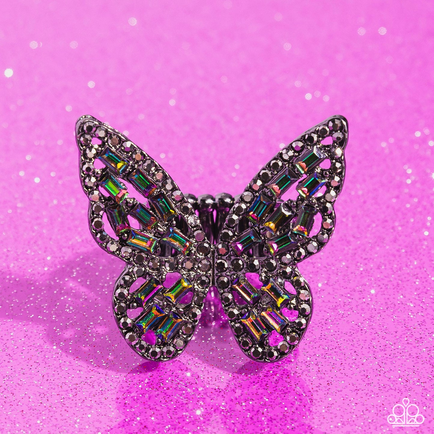 Flauntable Flutter Multi Oil Spill Ring - Jewelry by Bretta