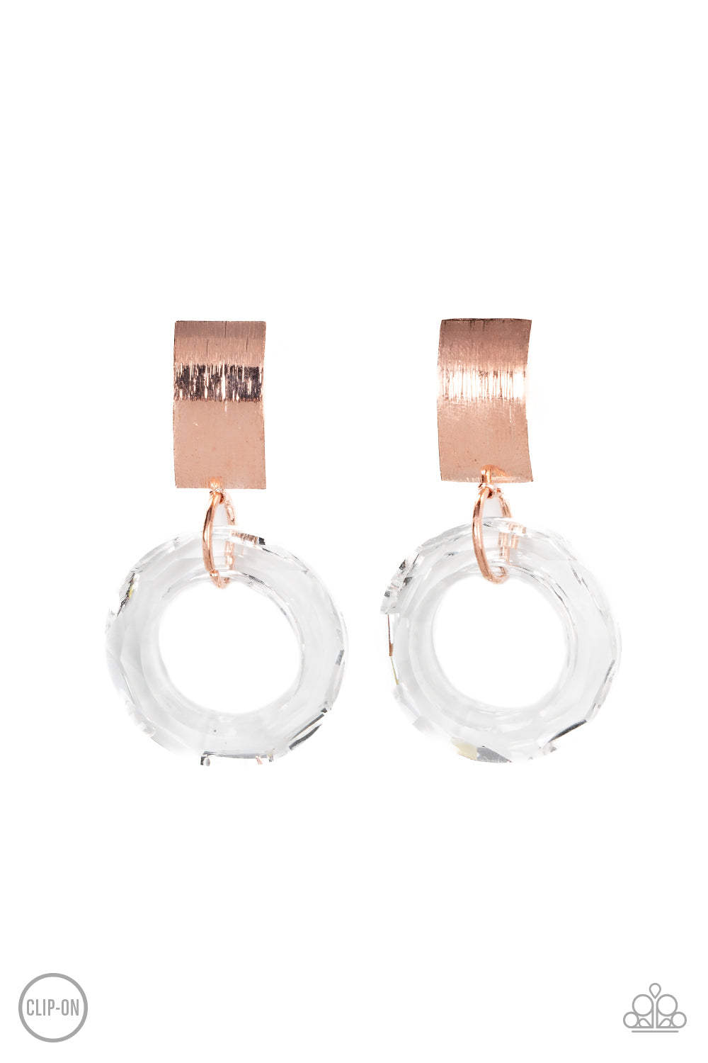 Clear Out! Copper Clip On Earrings - Jewelry by Bretta