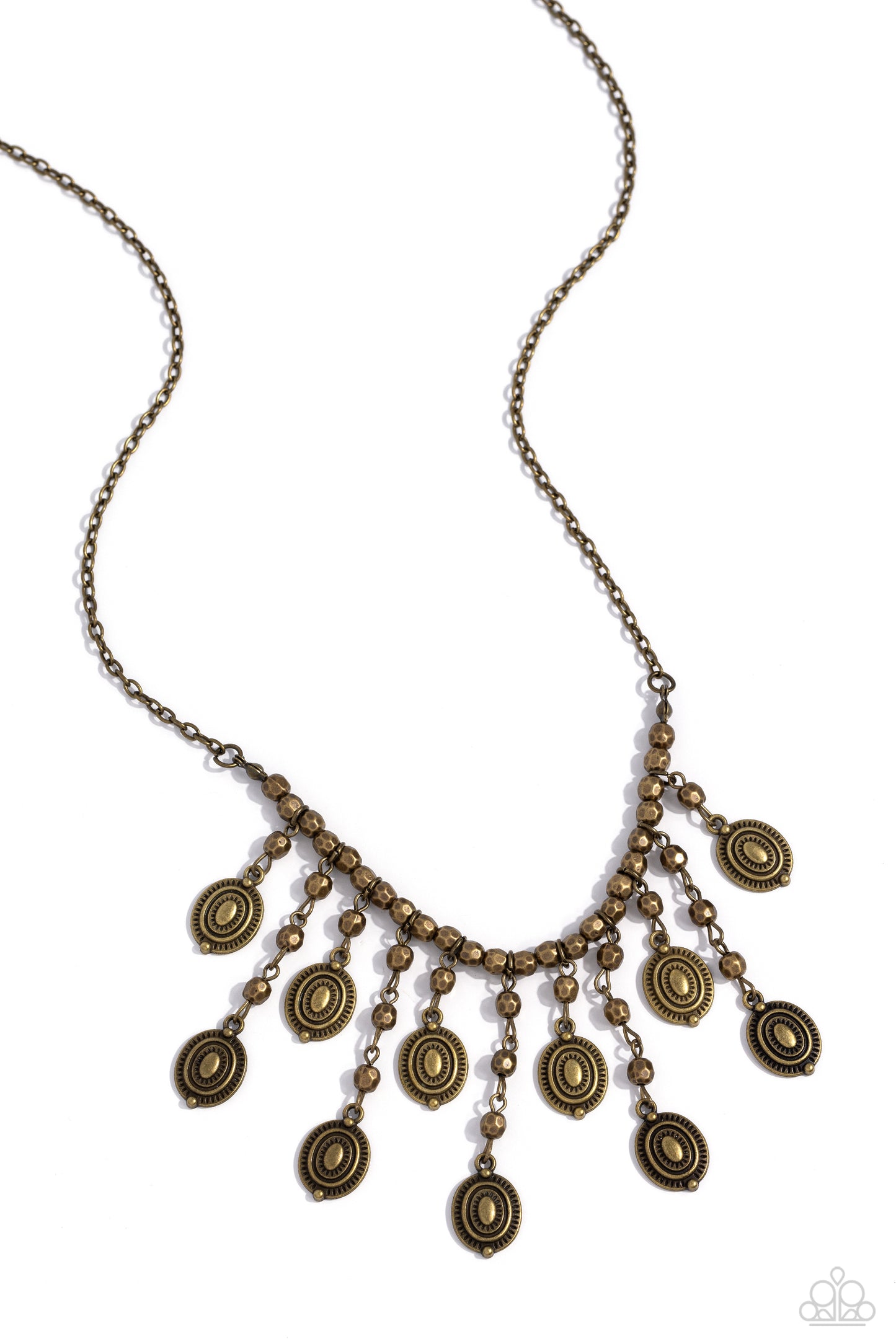 Leave it in the PASTURE Brass Necklace - Jewelry by Bretta