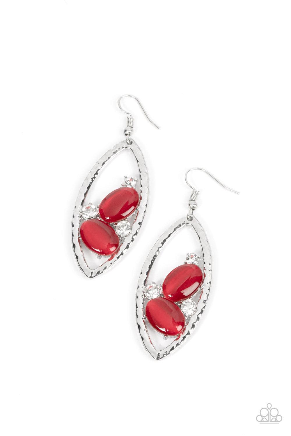 Famously Fashionable Red Earrings - Jewelry by Bretta