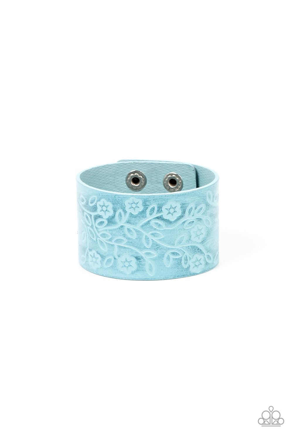 Rosy Wrap Up Blue Wrap Bracelet - Jewelry by Bretta