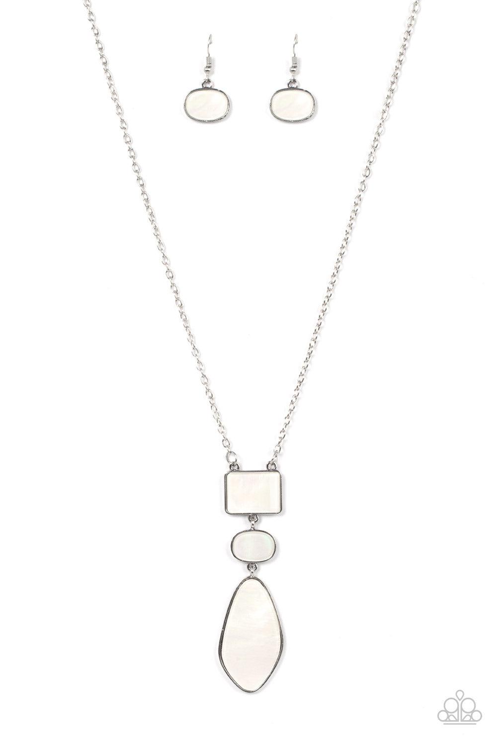 Hidden Cove White Necklace - Jewelry by Bretta