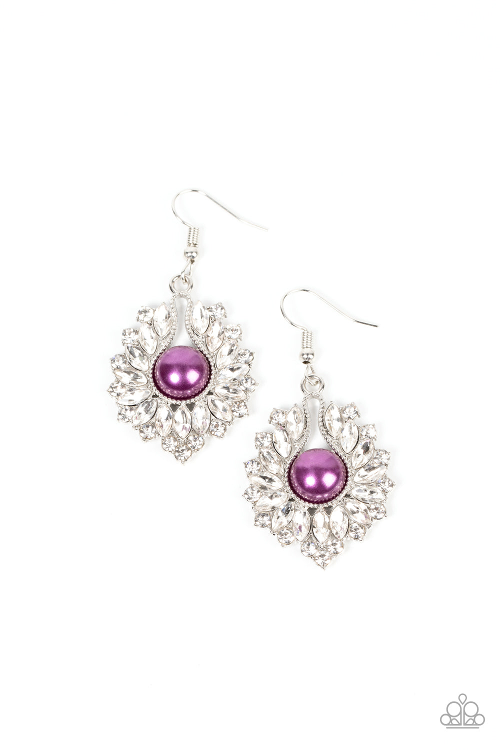Crowns Required Purple Earrings - Jewelry by Bretta