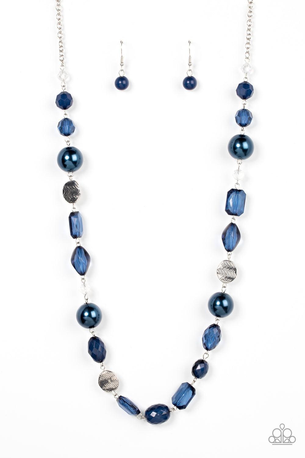 Timelessly Tailored Blue Necklace - Jewelry by Bretta