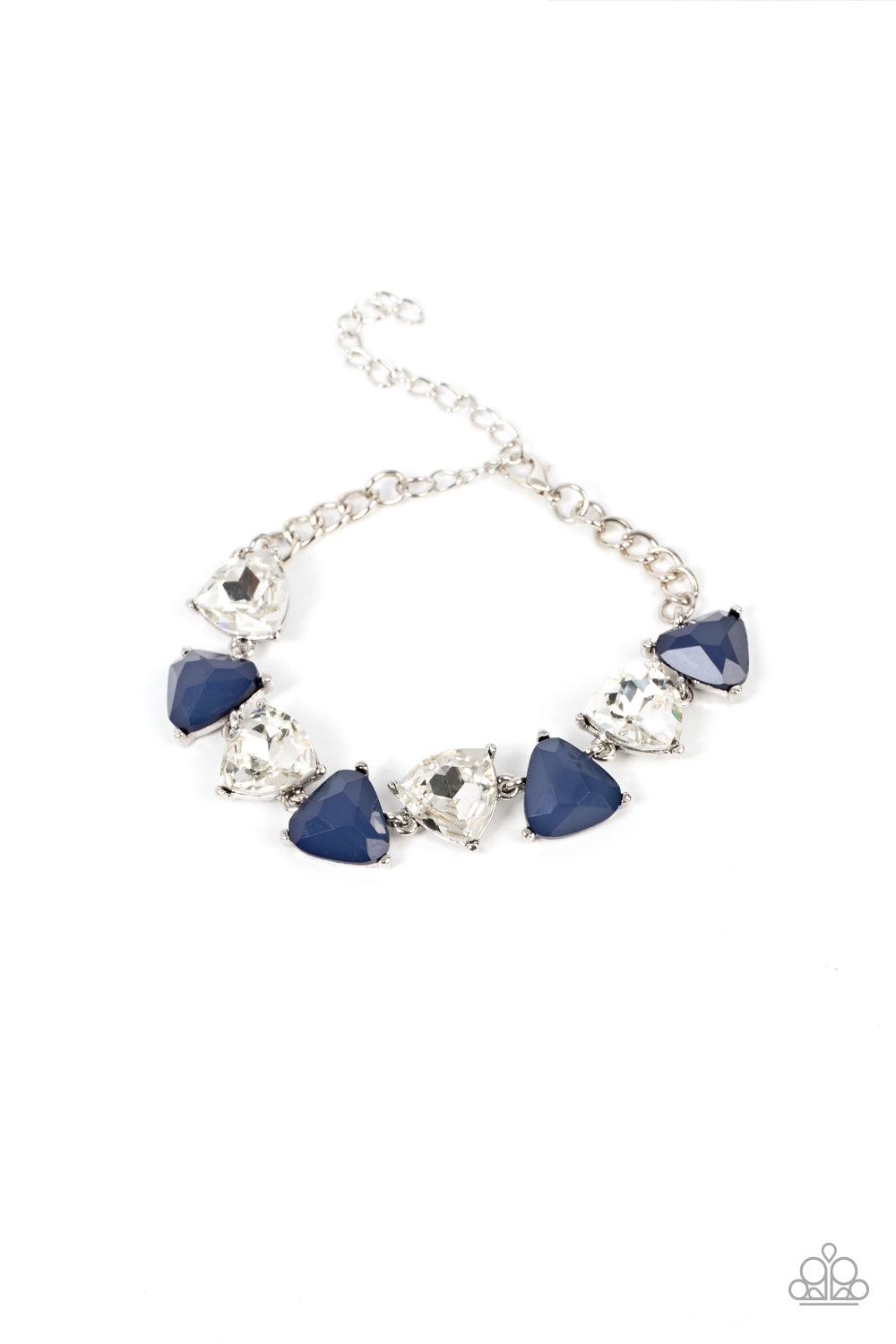 Pumped up Prisms Blue Bracelet - Jewelry by Bretta