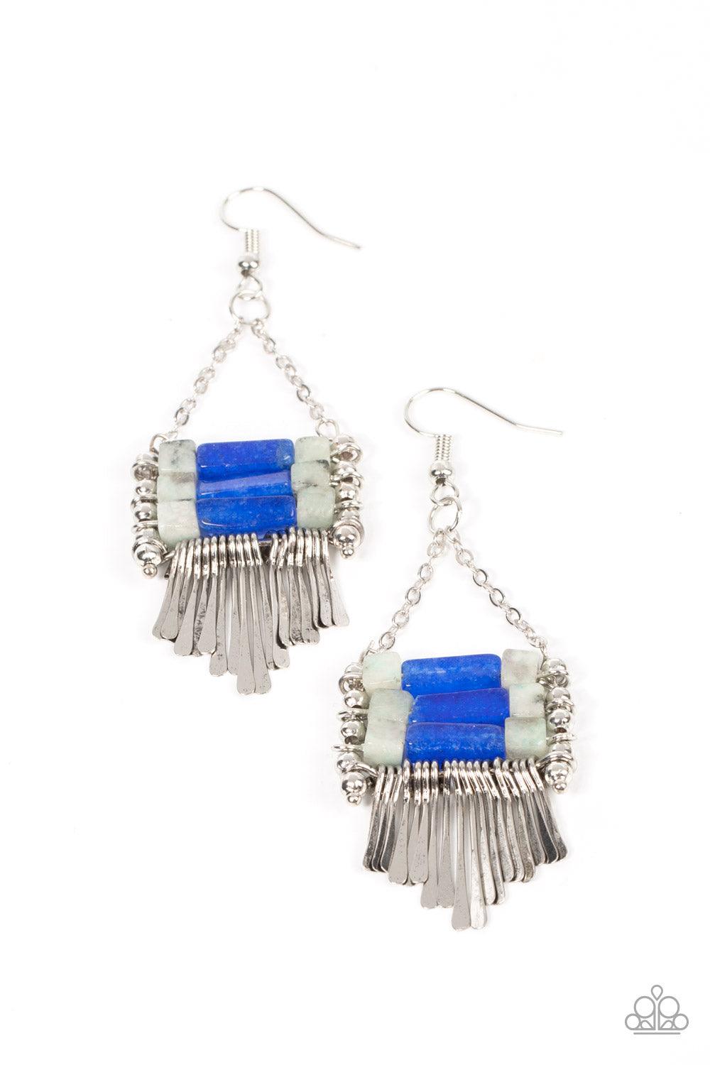 Riverbed Bounty Blue Earrings - Jewelry by Bretta