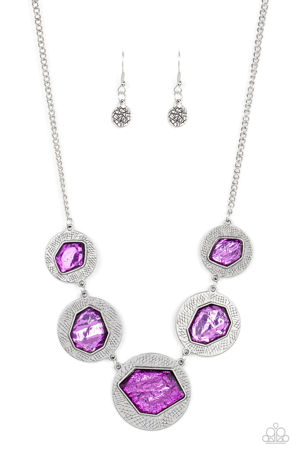 Raw Charisma Purple Necklace - Jewelry by Bretta