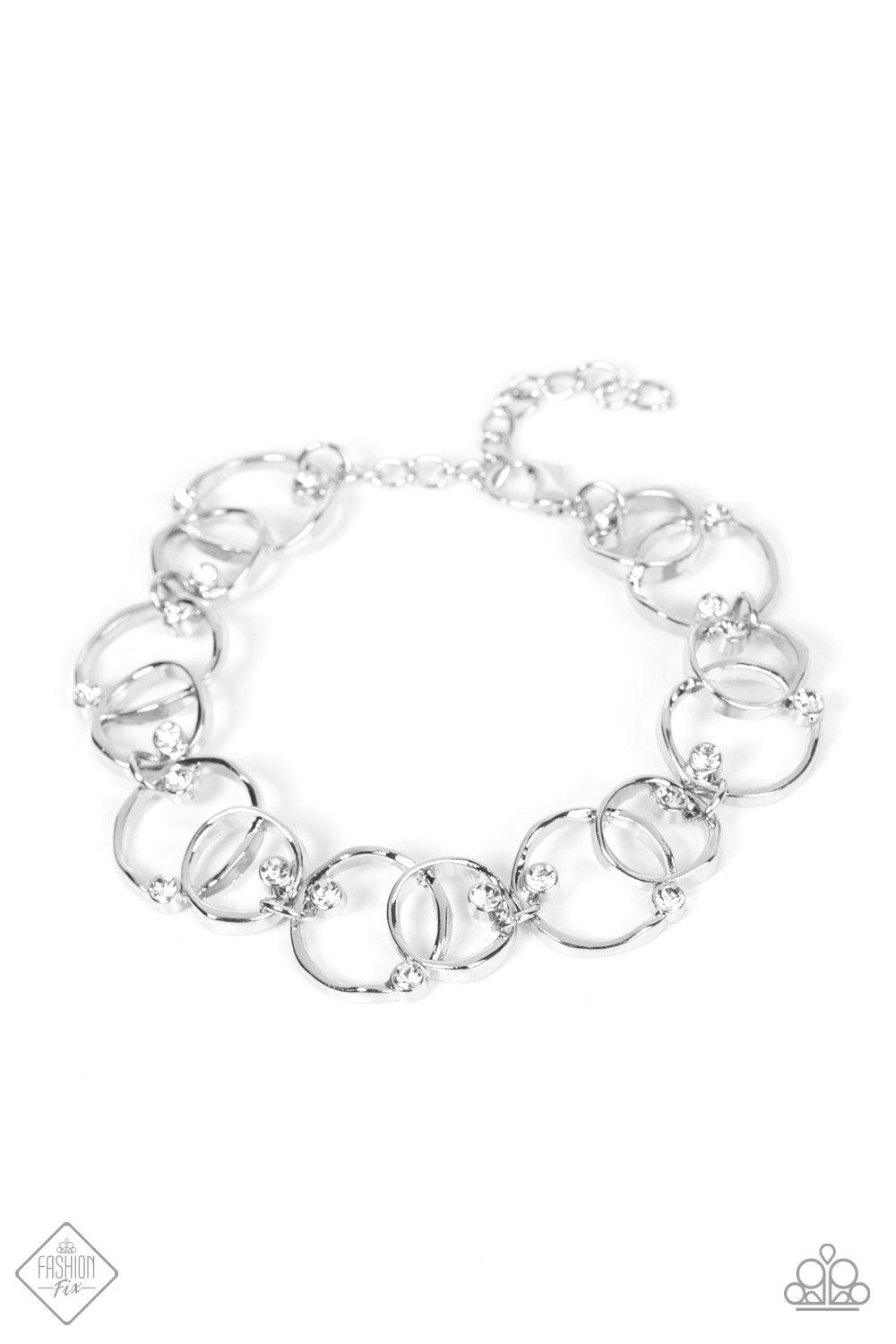 The Universe Revolves Around Me White Bracelet - Jewelry by Bretta