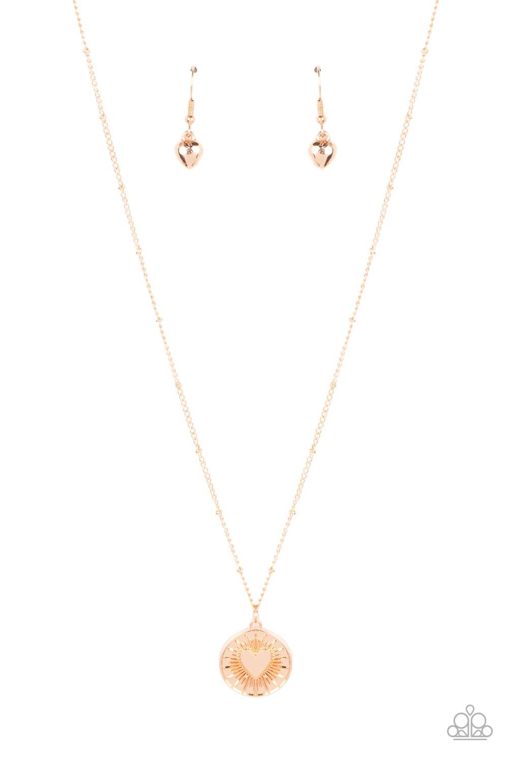 Lovestruck Shimmer Gold Necklace - Jewelry by Bretta