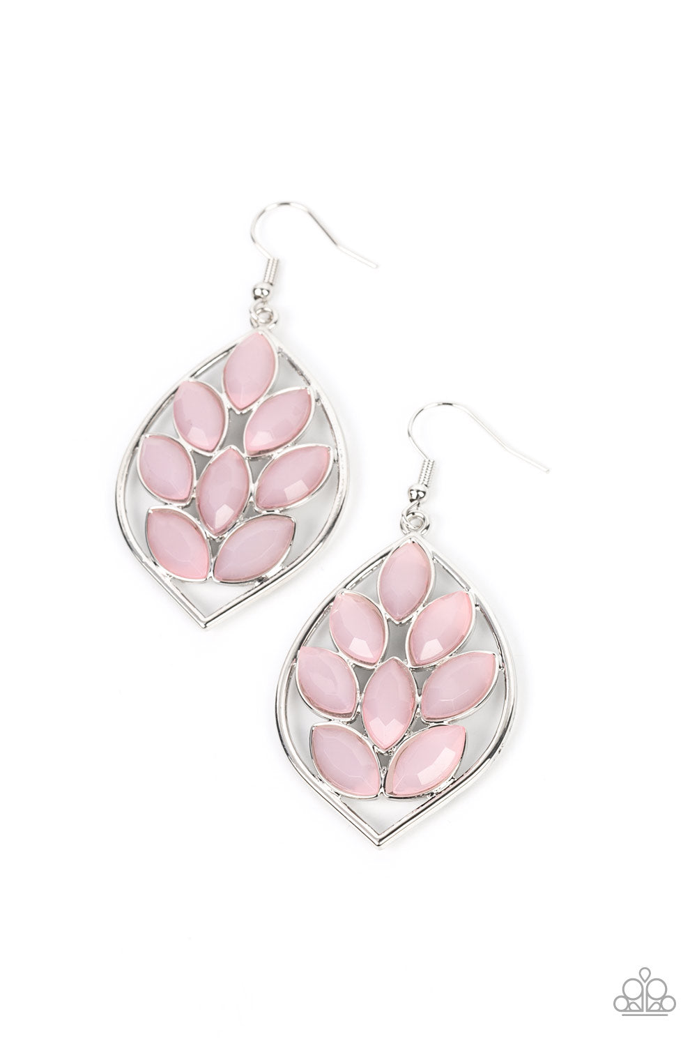 Glacial Glades Pink Earrings - Jewelry by Bretta