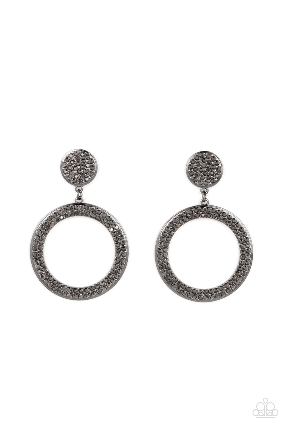 GLOW You Away Black Earrings - Jewelry by Bretta