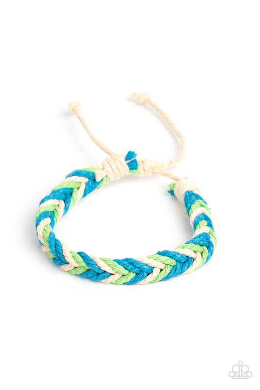 Born to Travel Blue Urban Bracelet - Jewelry by Bretta