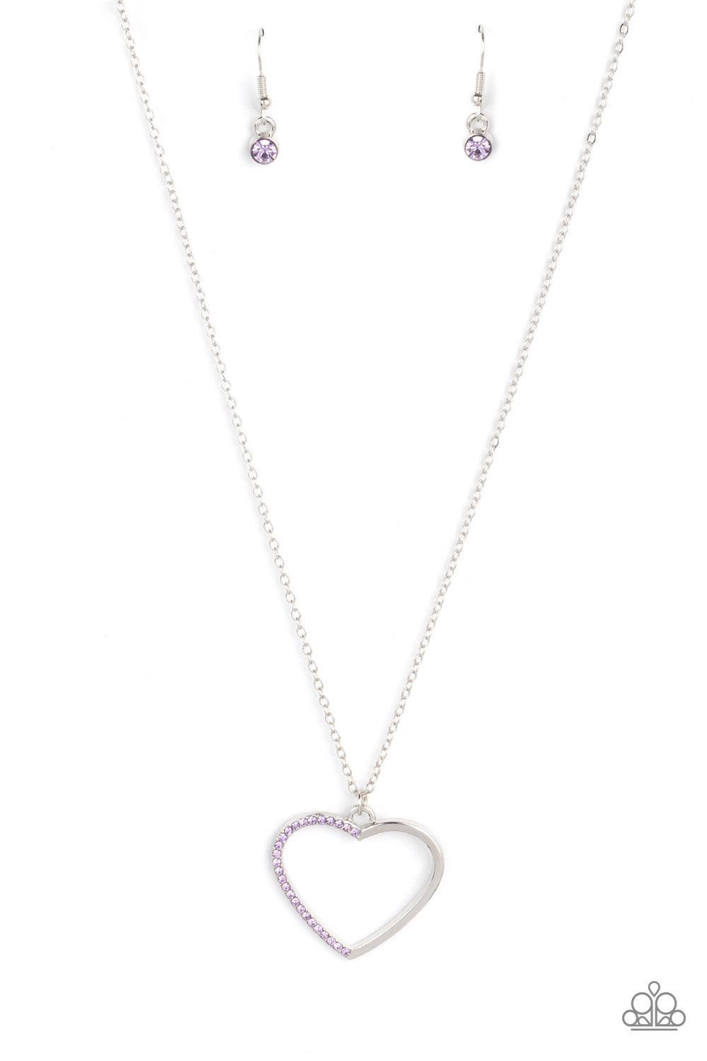 Love to Sparkle Purple Necklace - Jewelry by Bretta
