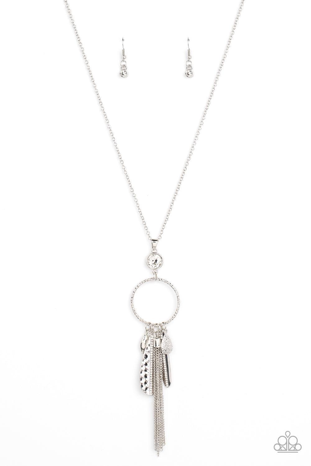 Tastefully Tasseled White Necklace - Jewelry by Bretta