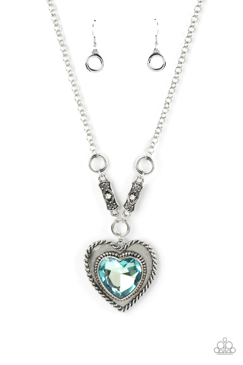 Heart Full of Fabulous Blue Necklace - Jewelry by Bretta