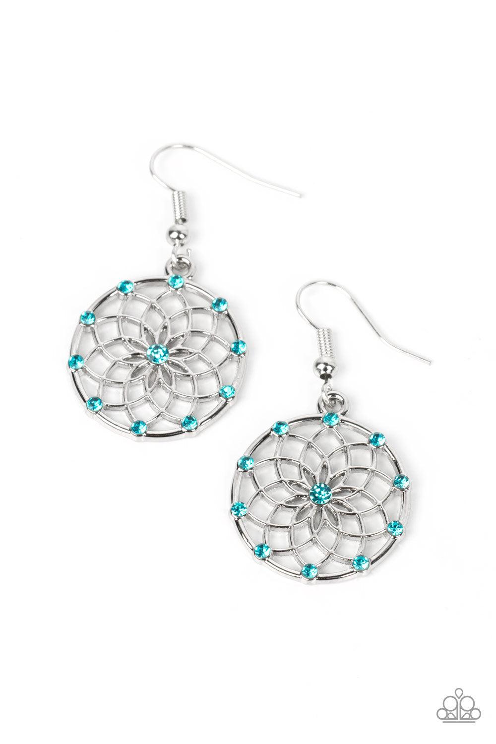 Springtime Salutations Blue Earrings - Jewelry by Bretta