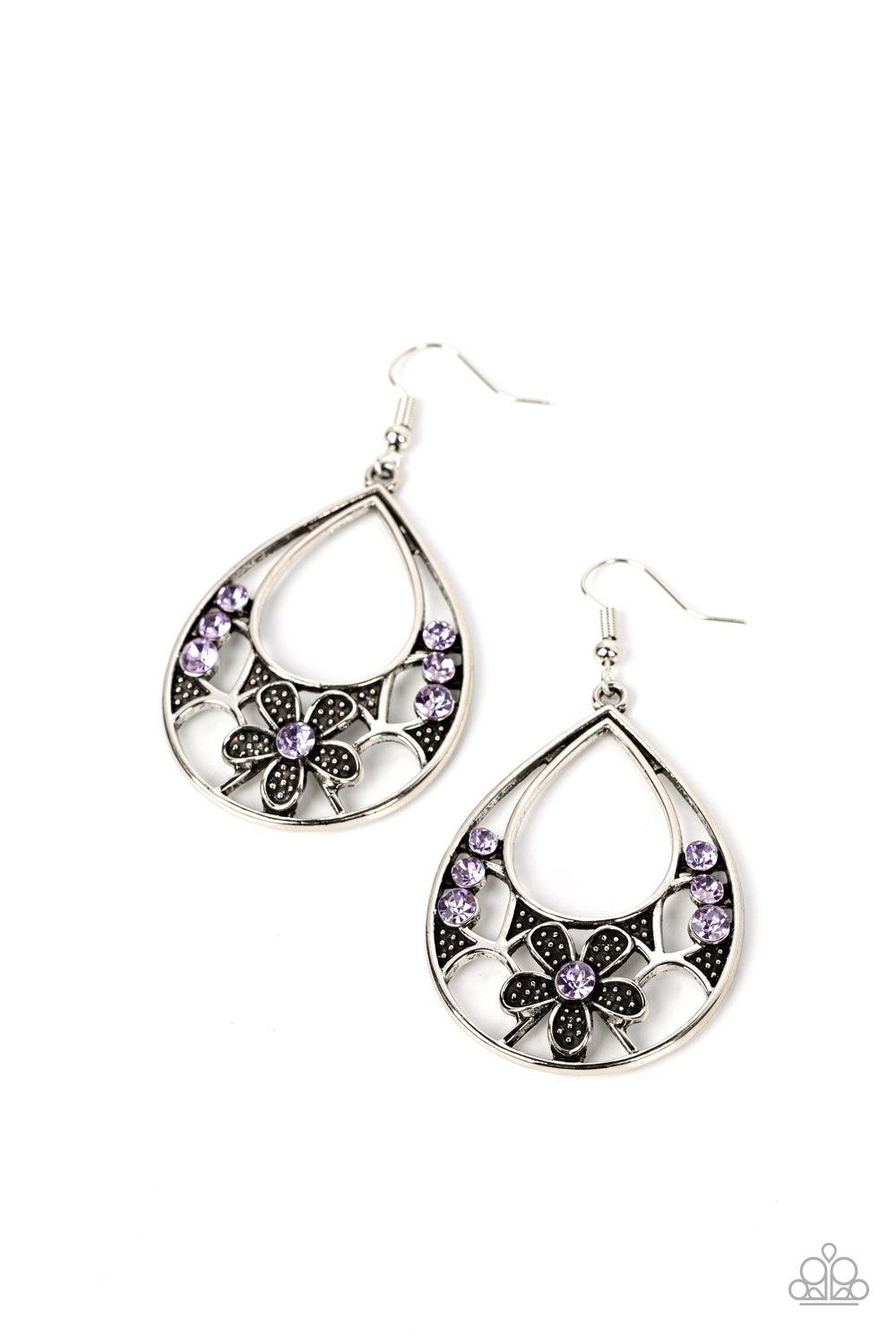 Meadow Marvel Purple Earrings - Jewelry by Bretta