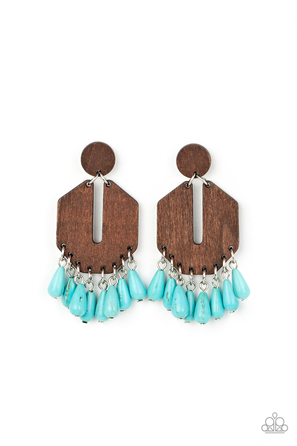 Western Retreat Blue Earrings - Jewelry by Bretta