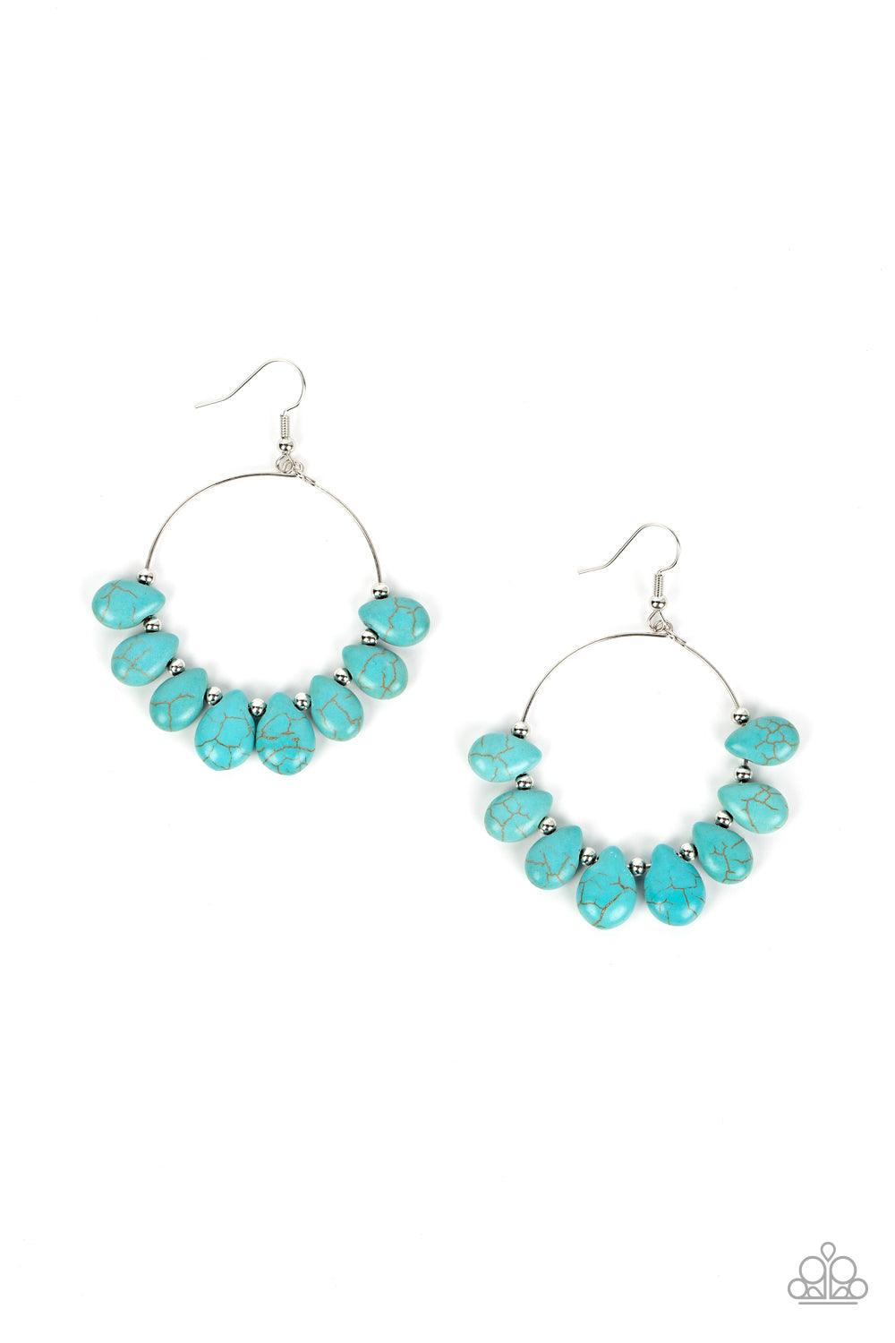 Canyon Quarry Blue Earrings - Jewelry by Bretta