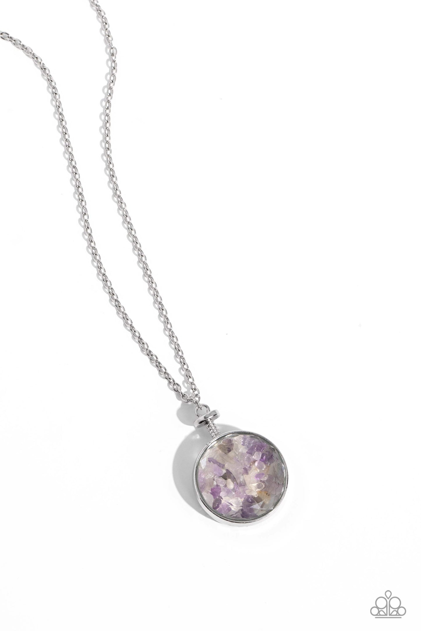 Geo Mine Purple Necklace - Jewelry by Bretta