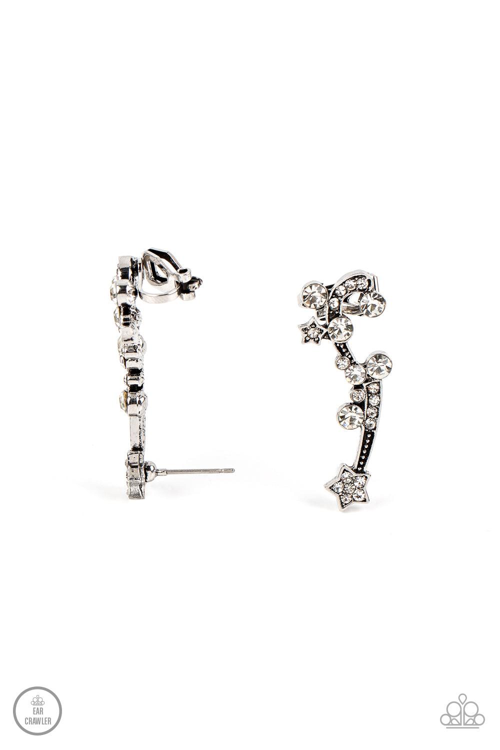 Astral Anthem White Earrings - Jewelry by Bretta