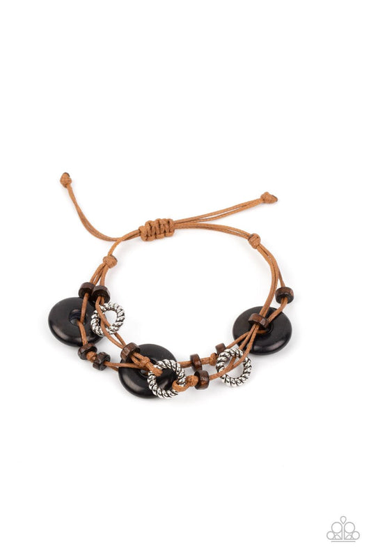 Quarry Quandary Black Bracelet - Jewelry by Bretta
