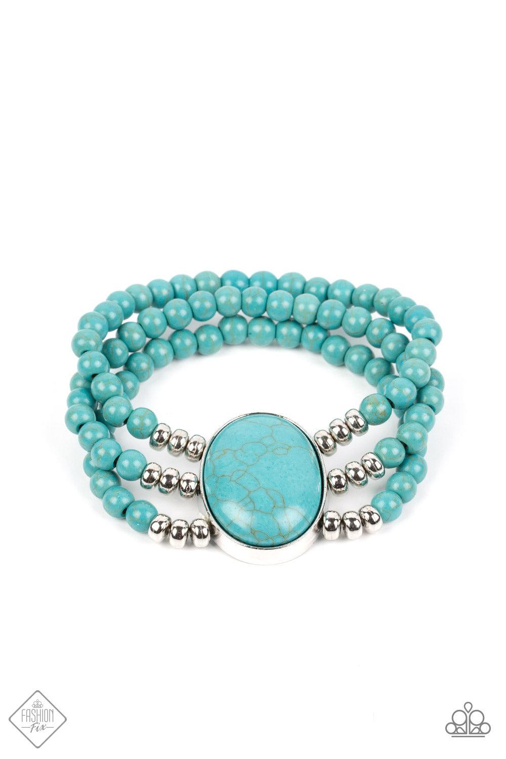 Stone Pools Blue Bracelet - Jewelry by Bretta