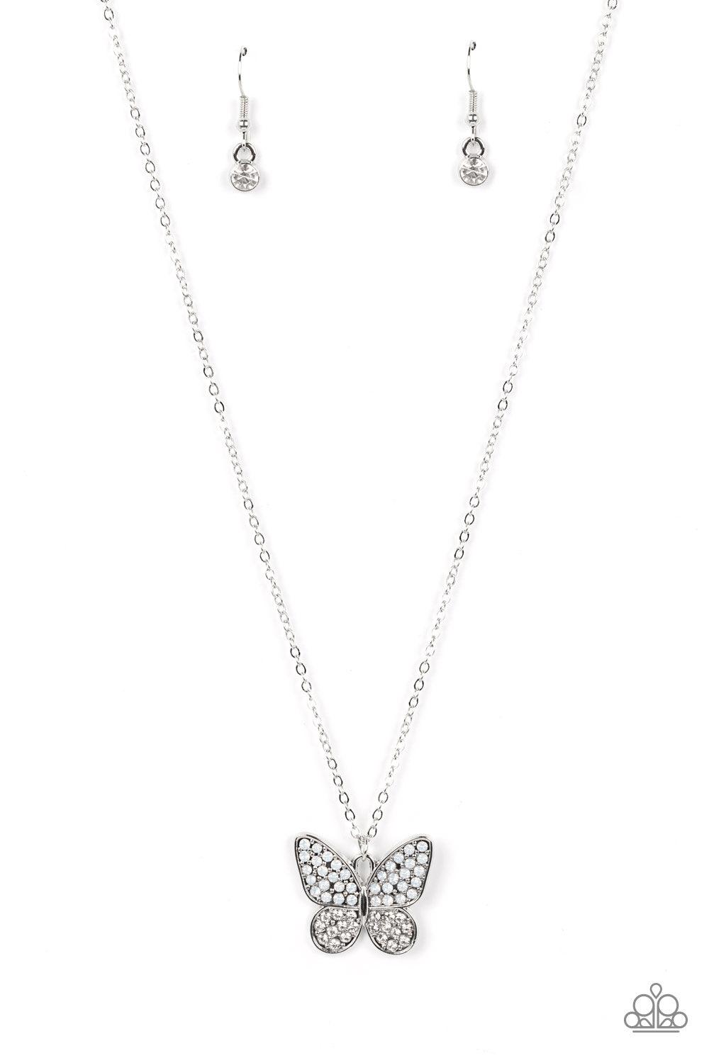Flutter Forte White Necklace - Jewelry by Bretta