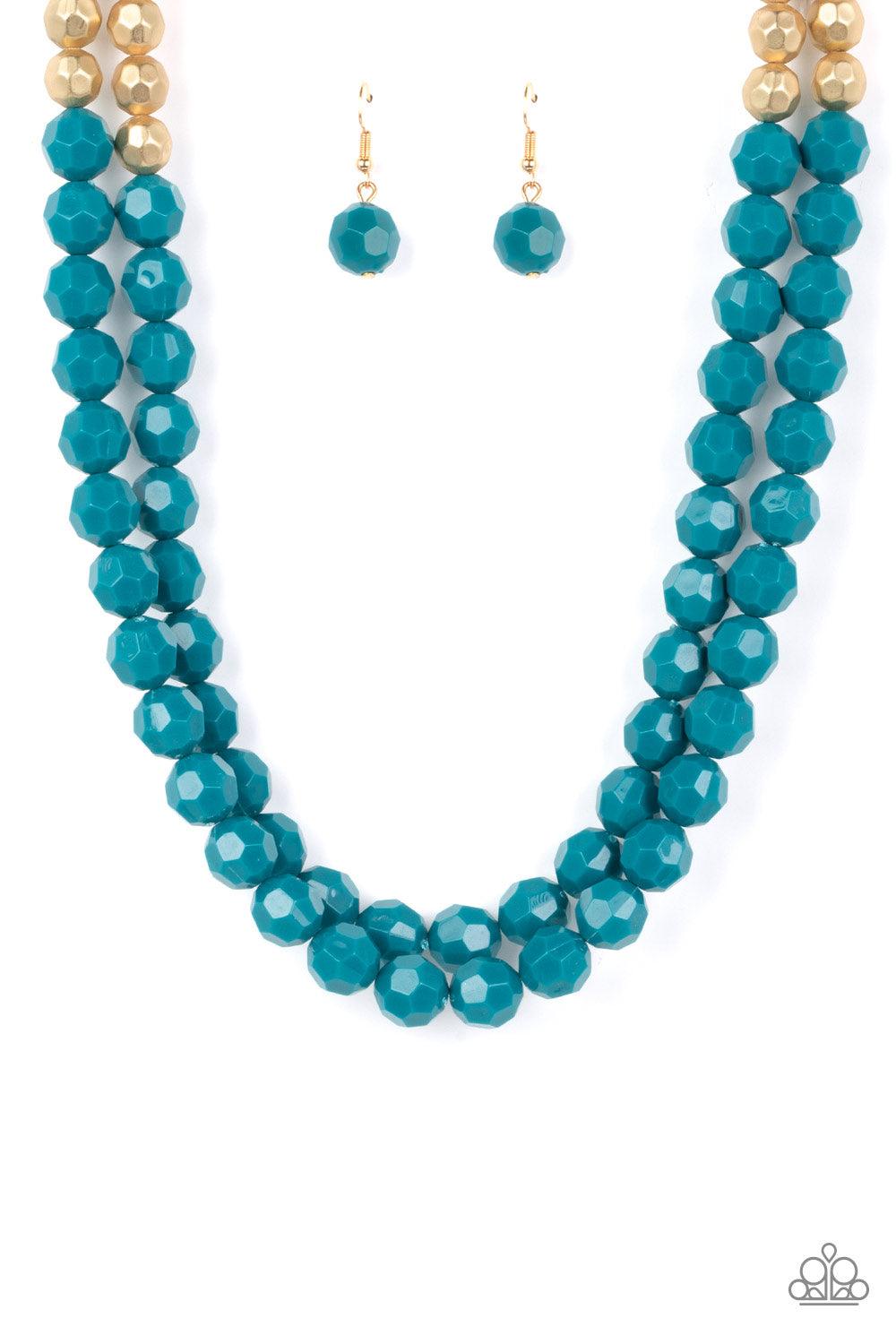 Greco Getaway Blue Necklace - Jewelry by Bretta