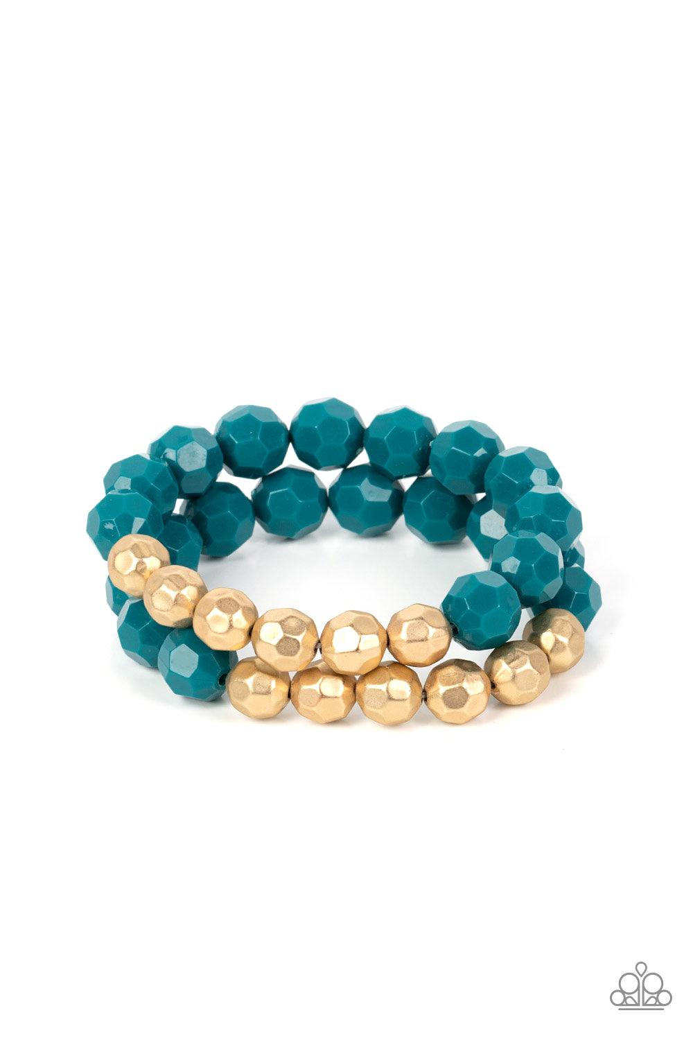Grecian Glamour Blue Bracelet - Jewelry by Bretta