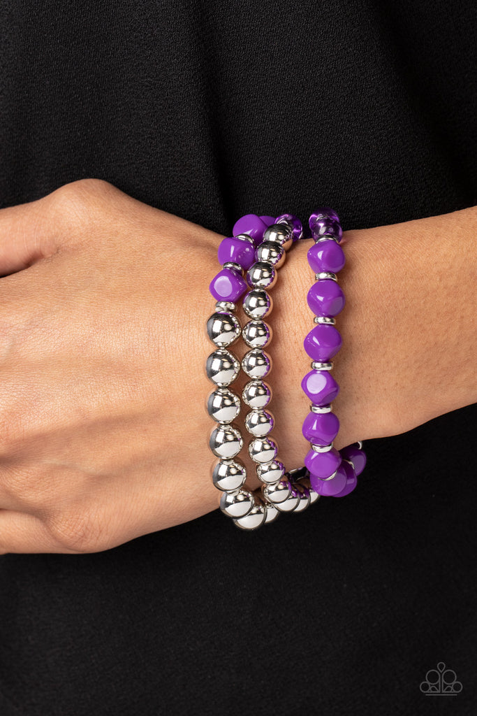 Summer Sabbatical Purple Bracelets - Jewelry by Bretta