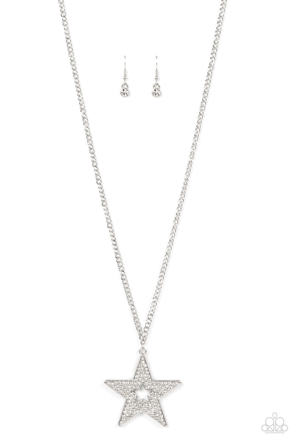 Superstar Stylist White Necklace - Jewelry by Bretta