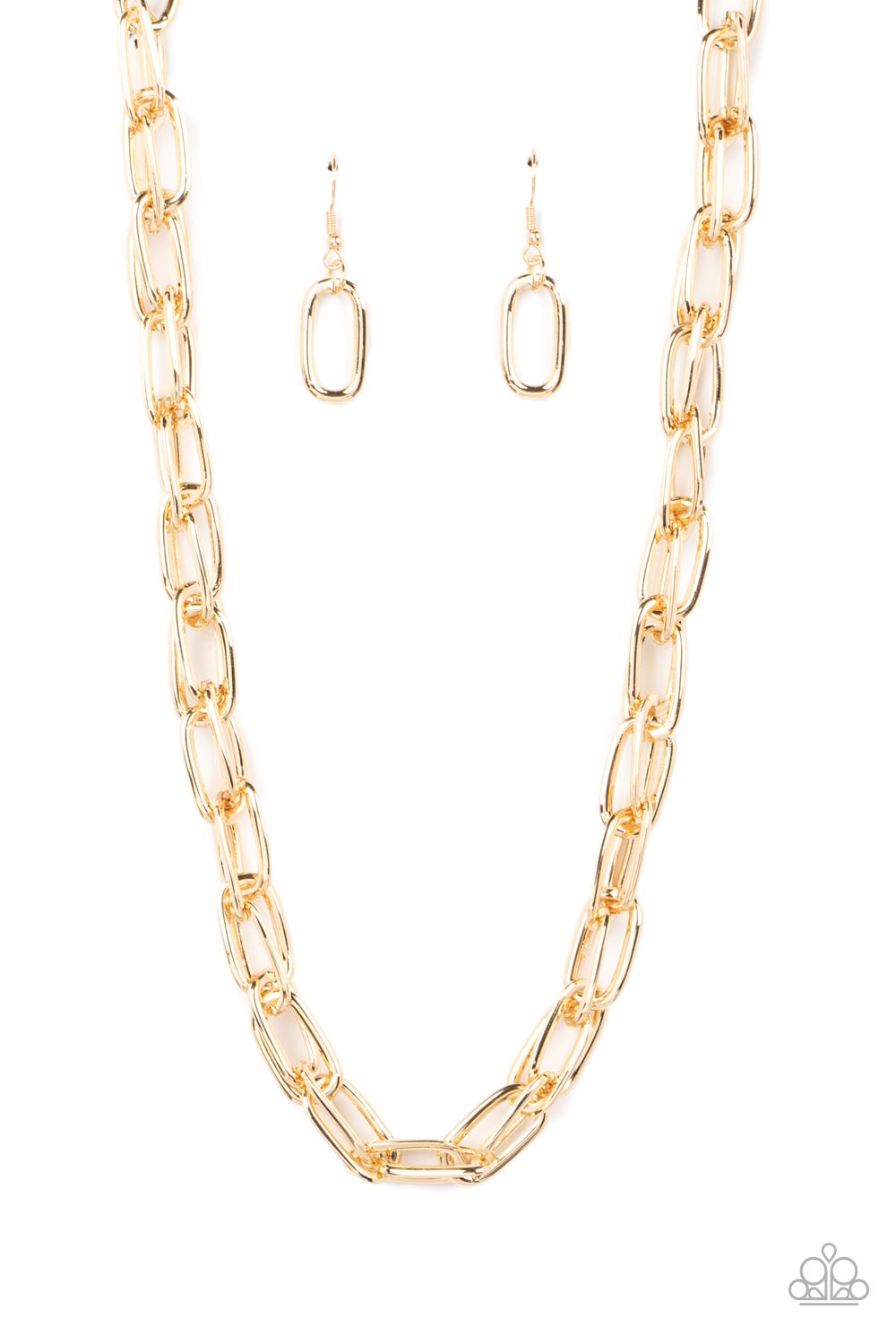 Tough Call - Gold Necklace - Jewelry by Bretta