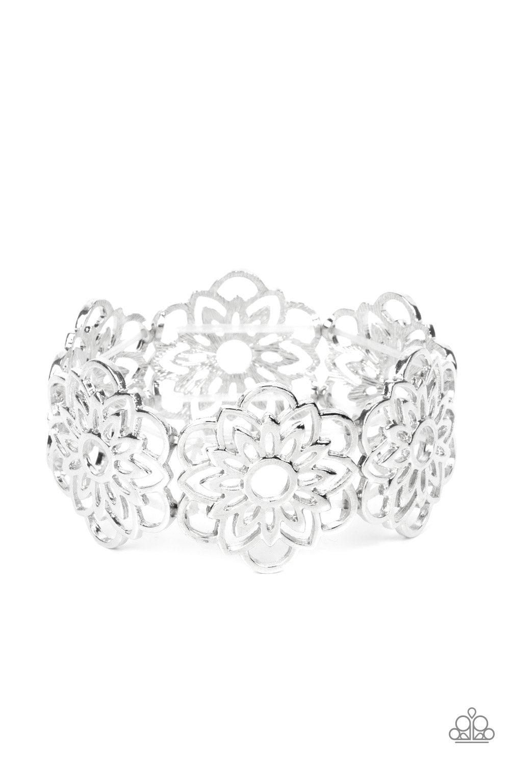 Baroque Bouquet Silver Bracelet - Jewelry by Bretta