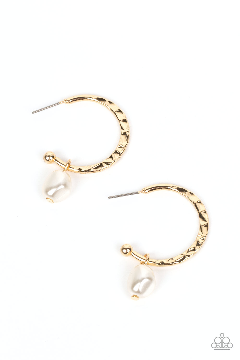 GLAM Overboard Gold Earrings - Jewelry by Bretta
