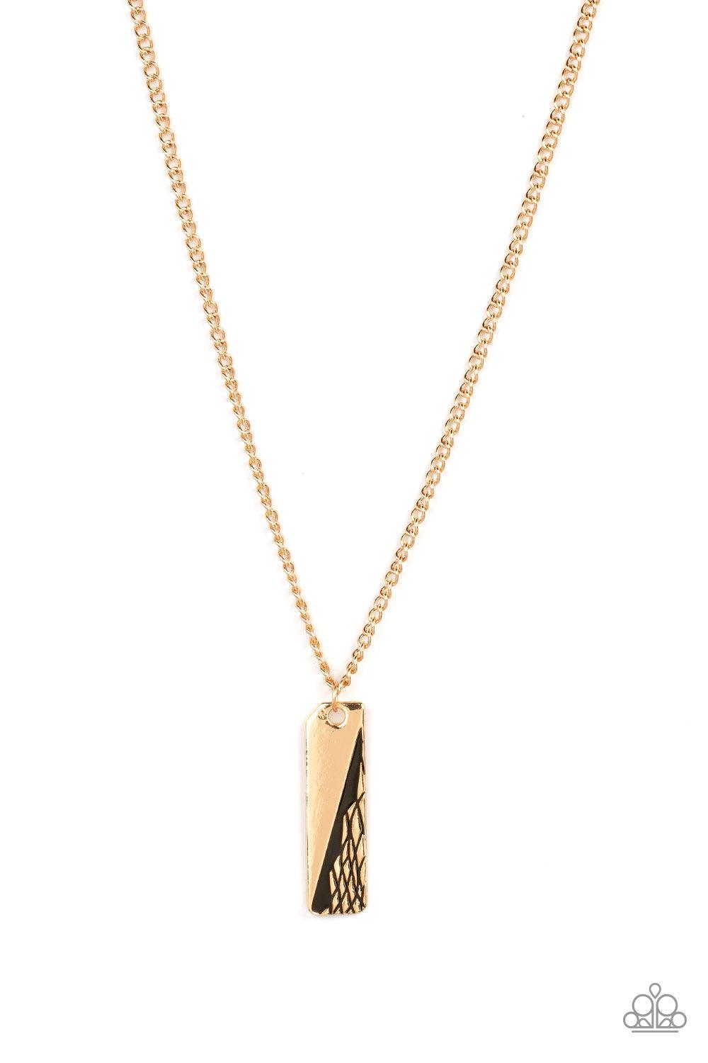 Tag Along Gold Necklace - Jewelry by Bretta