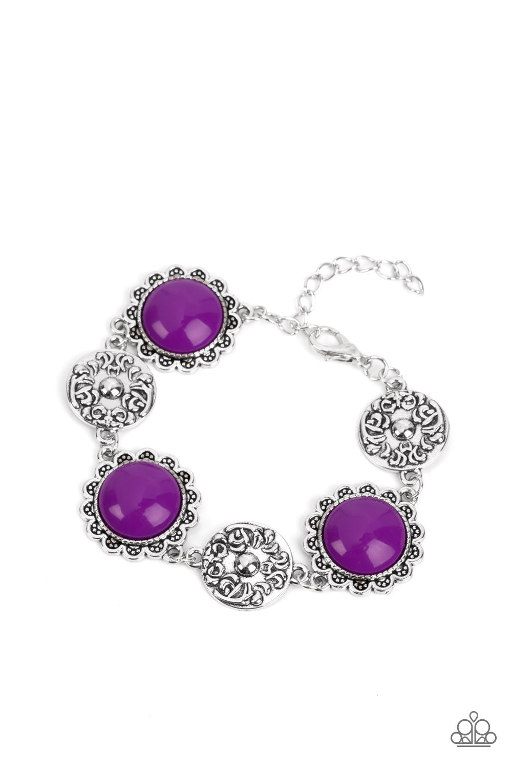 Positively Poppy Purple Bracelet - Jewelry by Bretta