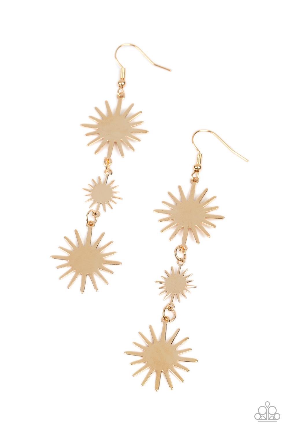 Solar Soul Gold Earrings - Jewelry by Bretta