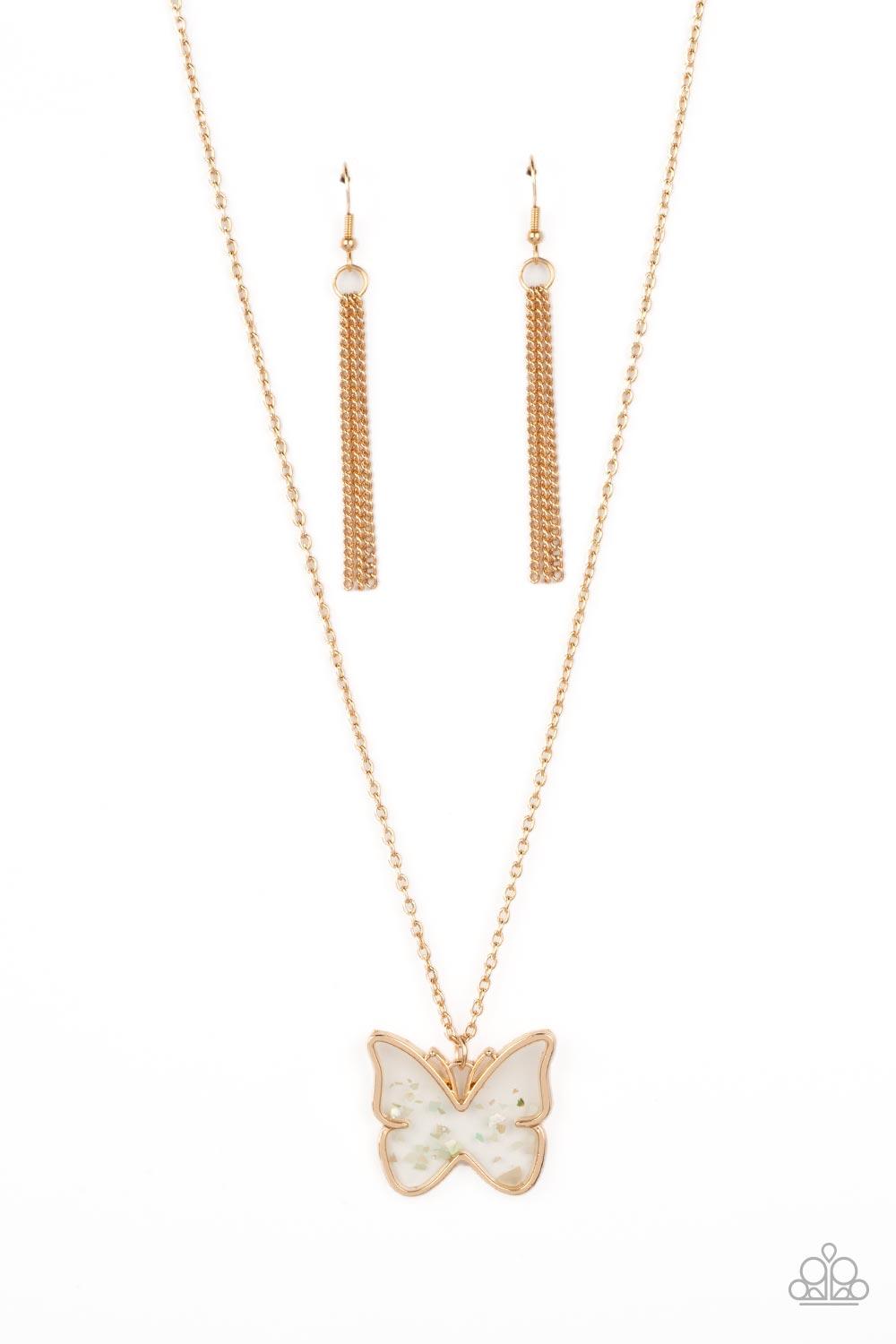 Gives Me Butterflies Gold Necklace - Jewelry by Bretta