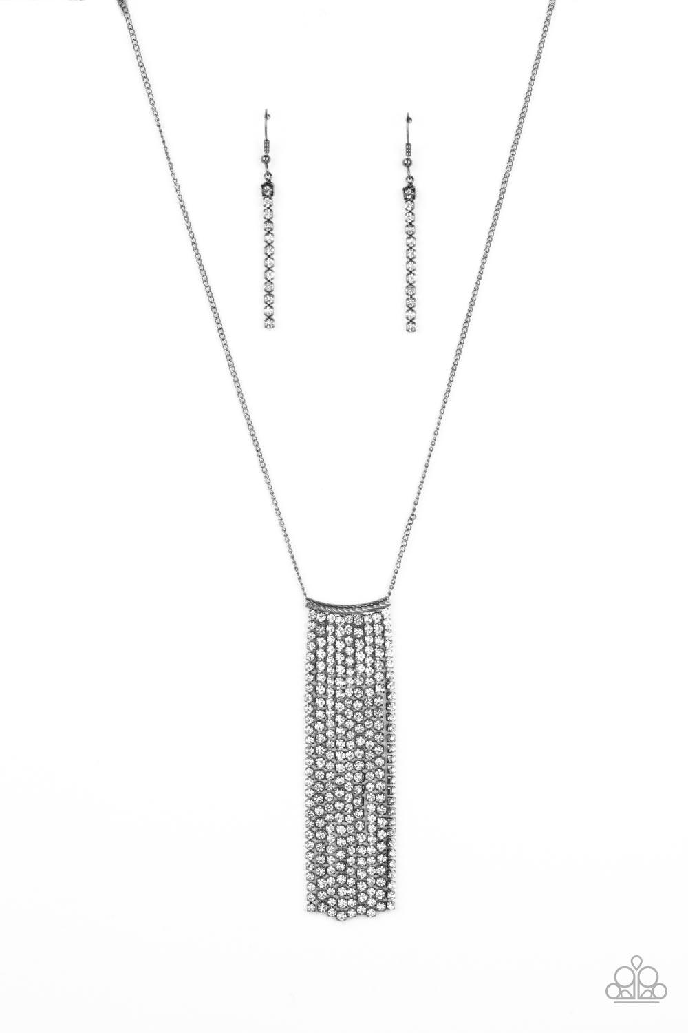 Stellar Crescendo Black Necklace - Jewelry by Bretta